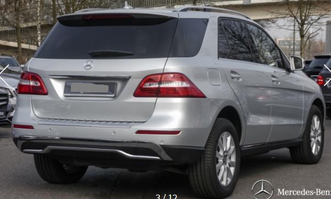 MERCEDES ML CLASS (01/02/2015) - 